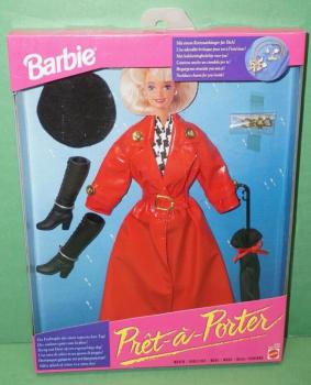 Mattel - Barbie - Prêt-à-porter - Red Trenchcoat - Outfit
